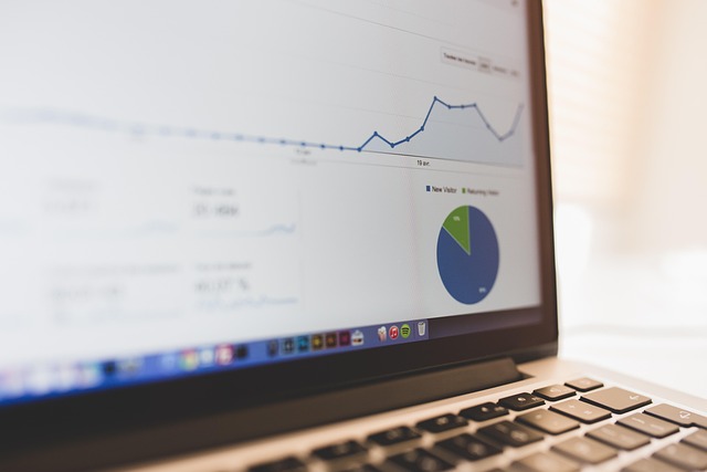 business analytics dashboard with AI-powered data visualization charts